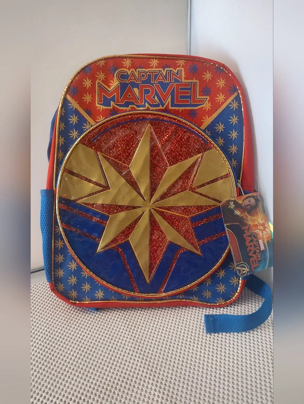 Captain Marvel Bookbag Backpack NWT Avengers Back to School